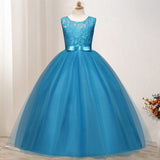 First Communion Dress Vestidos De Primera Comunion Lace Ball Gown Girl Party Princess Pageant Gown Children's Evening Party Dress