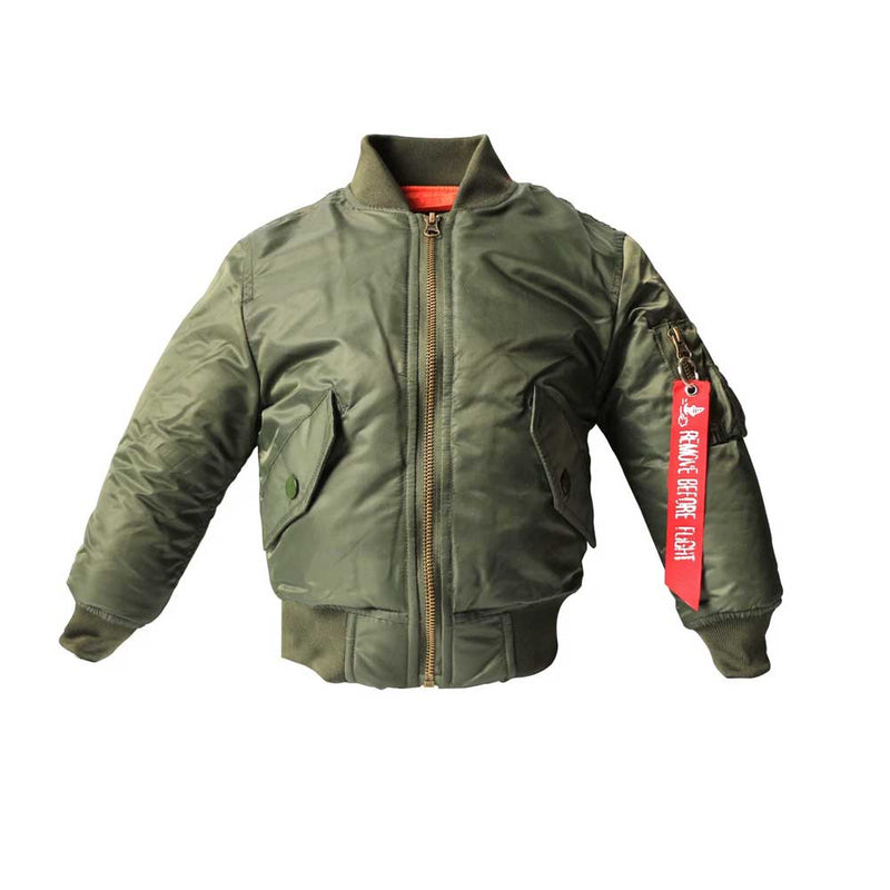 Children's Autumn and Winter Thickening Pilot Jacket Baseball Uniform