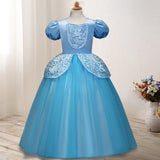 Halloween Frozen Dress Toddler Princess Dress Girl's Formal Dress Halloween Performance Cosplay