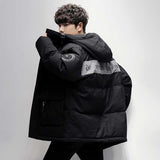 Moose Knuckle Style Down Jacket Down Jacket Male Short Hood Workwear Youth Leisure Fashionable Warm Jacket