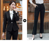 Womens Autumn Uniform Designs Formal Style Office Lady Bussiness Attire Work Suit