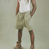 Fog Fear of God Essentials Shorts Multiline Velvet Shorts Drawstring Loose Casual Sweatpants