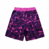 Shark Print Shorts Men's Shark Head Camouflage Elastic Waist Fifth Pants Middle Pants Casual Shorts