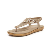 Flat Dress Sandals Fashion Summer Muffin Plus Size Bohemian Women's Sandals