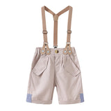 Children Boy Co Ord Summer Bow Tie Short Sleeve 2 Piece Set