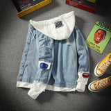 Paisley Denim Jacket Spring and Summer Handsome Jacket Men's Leisure