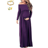 Maternity Clothes Dress Maternity Dress Photo Shoot Sexy Long Sleeve Slim-Fit Trailing Dress