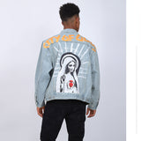 Baggy Jacket Men's Spring and Autumn Wear Men's Jacket Denim Coat Coat