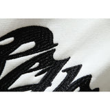 Kanye West Sunday Service Pant Revenge Embroidered Autumn and Winter Hip Hop Ankle-Tied Long Pants