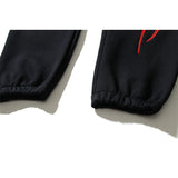 Kanye West Sunday Service Pant Revenge Embroidered Autumn and Winter Hip Hop Ankle-Tied Long Pants