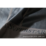 Marilyn Manson T Shirt Lightning Distressed T-shirt Men and Women Short Sleeve Loose