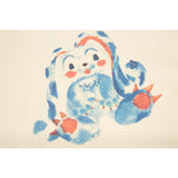 We11 Done T Shirts Cartoon Pattern Collarless Youth Cotton Casual Loose