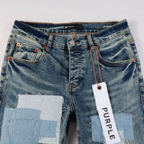 Purple Brand Jeans Patch Old Patchwork Jeans