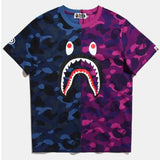 WGM Shirt Spring and Summer Color Matching Printed Short Sleeve T-shirt