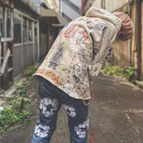 Saint Michael Hoodie Graffiti Heavy Vintage plus Size Hoodie