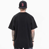 Oversized 90S T Shirt Hip Hop Rap Dark Style Character Printed Short Sleeve T-shirt Men and Women