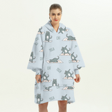 Hoodies Blankets Large Size Home Leisure Lazy Clothes Lambswool