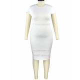 Nina Parker Black Dress plus Size Dress Solid Color Tulle Skirt