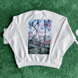 Fog Fear of God Essentials Sweatshirt Flower Photo Printed Crew Neck Sweatshirt