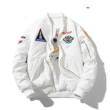 NASA Varsity Jacket Casual Coat Men's and Women's Embroidered Loose Baseball Uniform