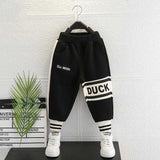 Toddler Boys Pants Small Yellow Duck Boys' Pants Autumn Leisure