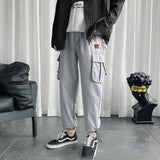 Men Pants Men's Drawstring Autumn Loose Sports Casual Pants