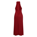Nina Parker plus Size Dresses Sexy Backless Lace up Dress