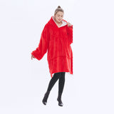 Hoodies Blankets Large Size Home Leisure Lazy Clothes Lambswool
