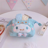 My Melody Bag Cartoon Large Capacity Cosmetic Bag Cute Girl Portable Storage Bag Simple Multi-Functional Small Square Bag Kulomi