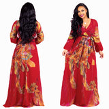 Nina Parker plus Size Dresses Chiffon Dress Fashionable Large Swing Dress Dress