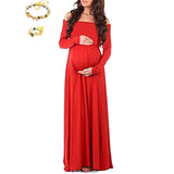 Maternity Clothes Dress Maternity Dress Photo Shoot Sexy Long Sleeve Slim-Fit Trailing Dress