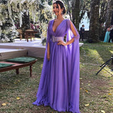 Bohemian Coachella Outfits Sexy Deep V Waist-Tight Formal Dress