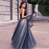 Formal Dresses & Gowns V-neck Sleeveless Dress Waist-Slimming Long Dress