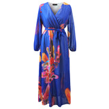 Nina Parker plus Size Dresses Chiffon Dress Fashionable Large Swing Dress Dress