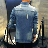 Paisley Denim Jacket Spring and Autumn Men's Denim Jacket