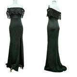 Formal Dresses & Gowns Dress Elegant Slim-Fit Solid Color Long Dress Evening Dress