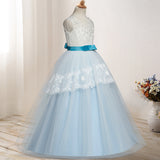 First Communion Dress Vestidos De Primera Comunion Lace Ball Gown Girl Party Princess Pageant Gown Wedding Dress