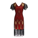 1920s Dress Sequined Dress Costume Retro Sequins Dress