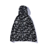 Bape Military Jacket Men'S Camouflage Casual Loose-Fitting Hoodie Jacket