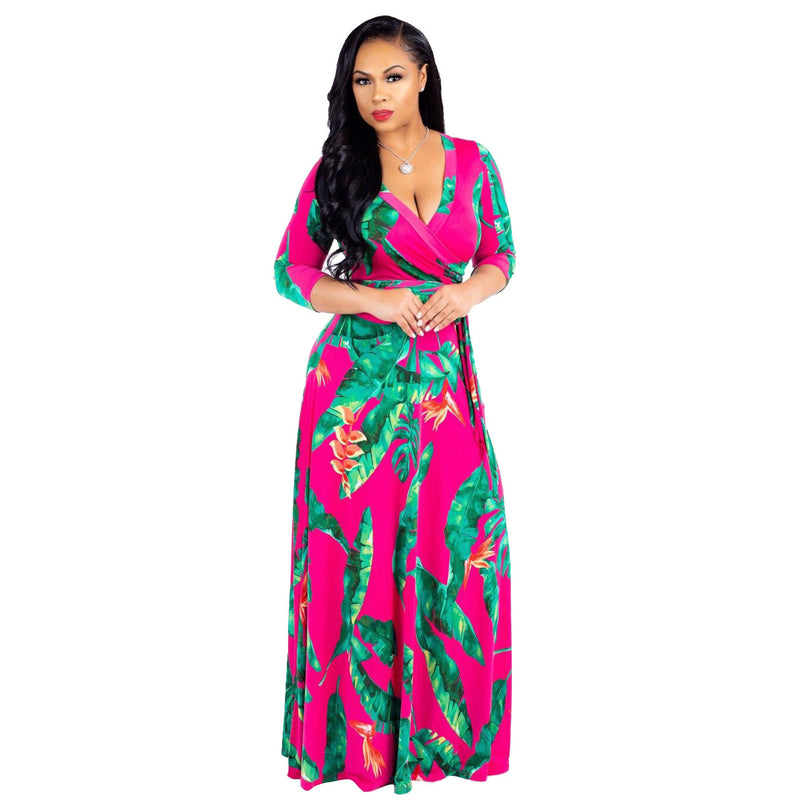 Nina Parker plus Size Dresses Sexy Large Swing Dress Dress
