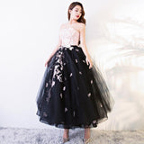 Women'S Evening Dress Ball Gown Princess Quinceanera Wedding Dress Sweet Mid-Length Banquet Evening Dress