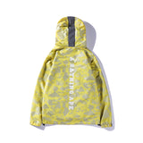 Bape Military Jacket Men'S Camouflage Casual Loose-Fitting Hoodie Jacket