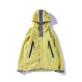 Bape Military Jacket Men'S Camouflage Casual Loose-Fitting Hoodie Jacket