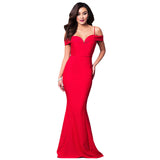 Formal Dresses & Gowns Women's One-Neck Strap Evening Long Dress Cocktail Dress