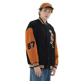 The Bears Varsity Jacket Heyhenry Brushed Jacket Casual Bear Letter College Jacket Jacket Men and Women Couple's Tops