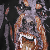GVC Hoodie High Density Embroidery Dog Head Sweater Loose Couple