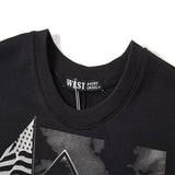 GVC Hoodie Autumn Winter Cotton round Neck Print Sweatshirt Loose Couple