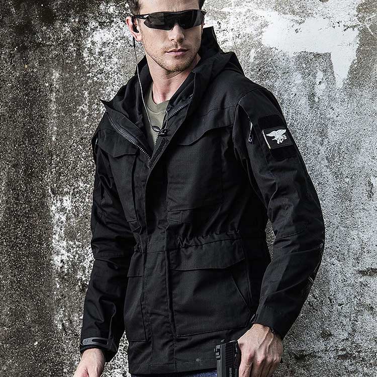Sitka Jacket Autumn and Winter Consul Men's Outdoor M65 Tactical Trench Coat Urban Trench Coat