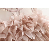 Girl Dress Summer Vest Princess Dress Petal Dress