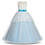 First Communion Dress Vestidos De Primera Comunion Lace Ball Gown Girl Party Princess Pageant Gown Wedding Dress